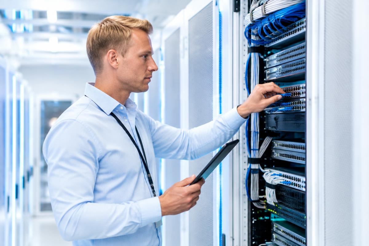 Nowoczesne stanowisko pracy i infrastruktura serwerowa